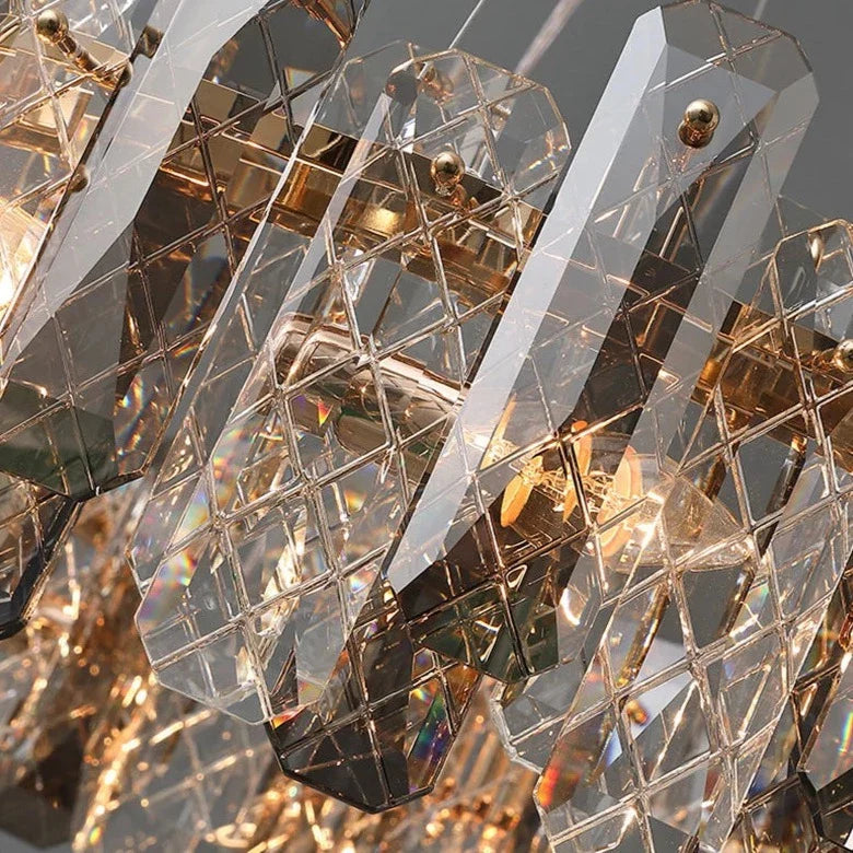 Schmitt - Crystal Hanging Modern Chrome Ceiling Light Chandelier