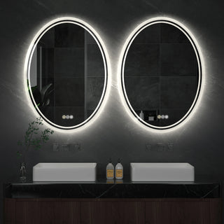 Mai - Oval Backlit Bathroom Mirror