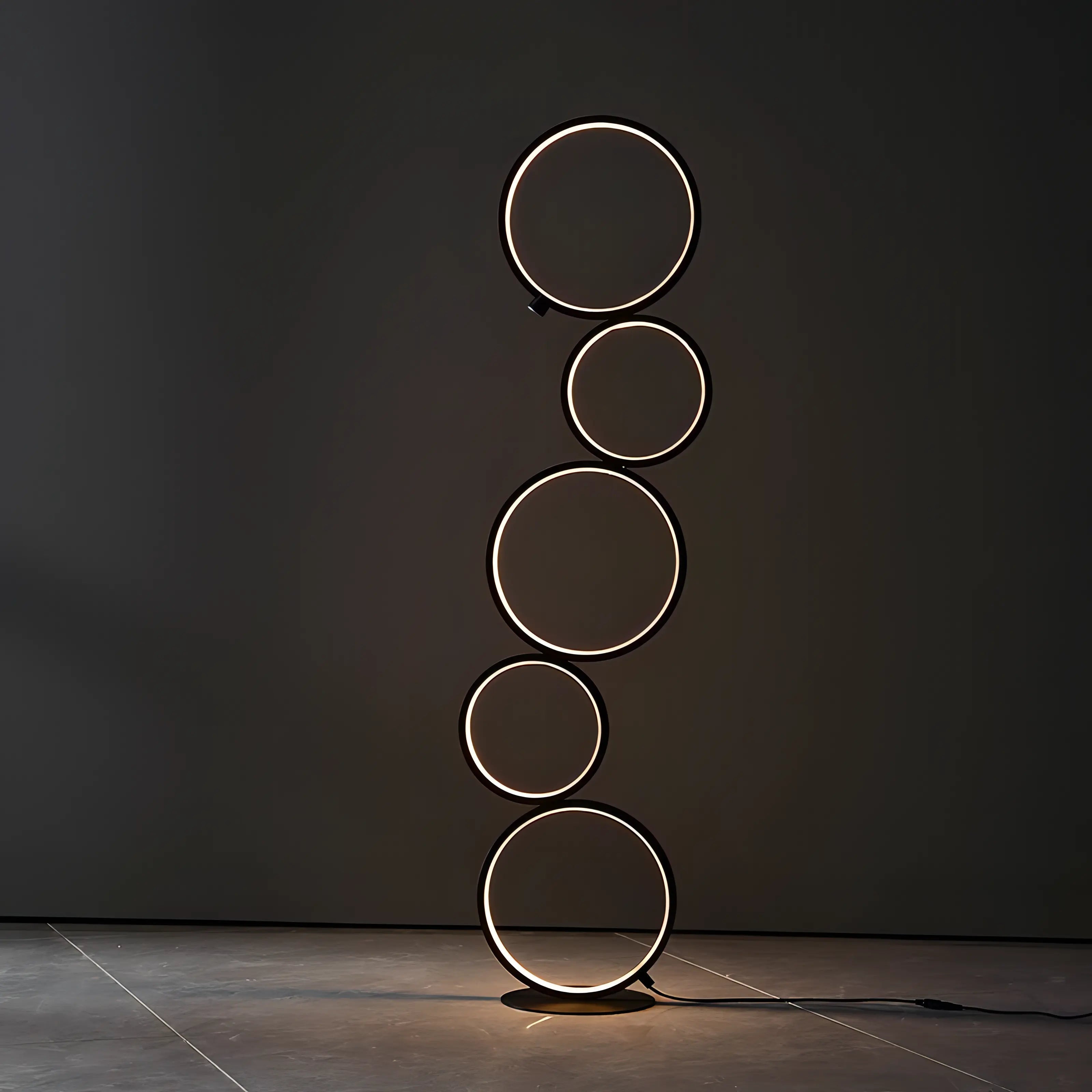 Olivia - LED Multi Tier Circle Floor Lamp