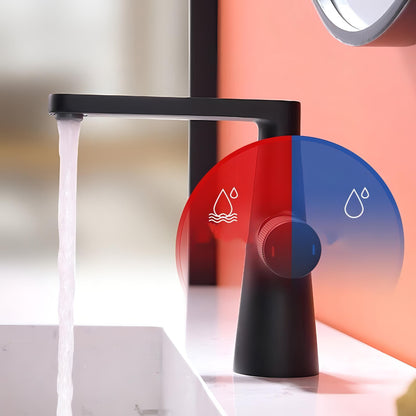 Elon - Polished Modern Twist Control Bathroom Mixer Tap