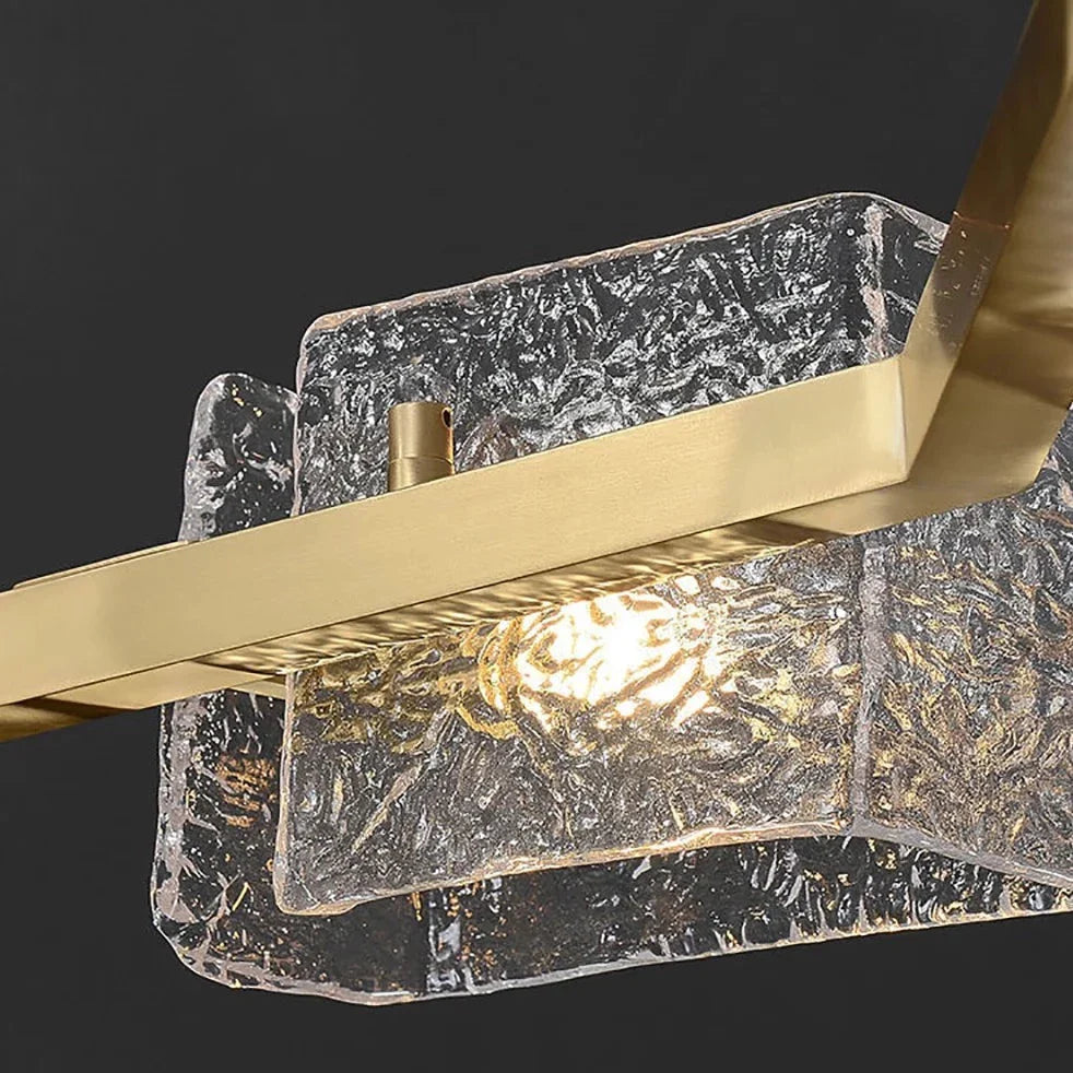 Jace - LED Modern Textured Glass Chandelier