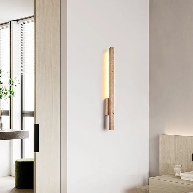 Antwan - Wabi Sabi LED Wall Lamp Modern Long Strip Stone Design