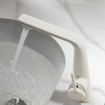 Damion - Modern Nickel Finish Single Handle Bathroom Sink Tap