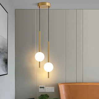 Modern Hanging Frosted Glass Ball Pendant Light