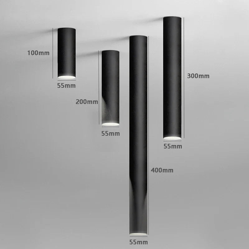 Abeba - Modern LED Long Tube Surface Mounted Spot Light – Abode Jungle