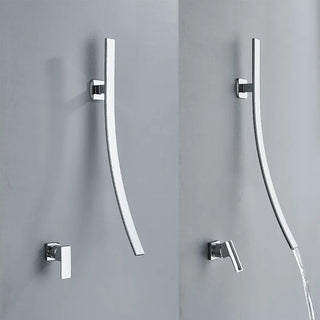 Sadhbh - Modern Wall Mounted Waterfall Bathroom Hot/Cold Mixer Tap