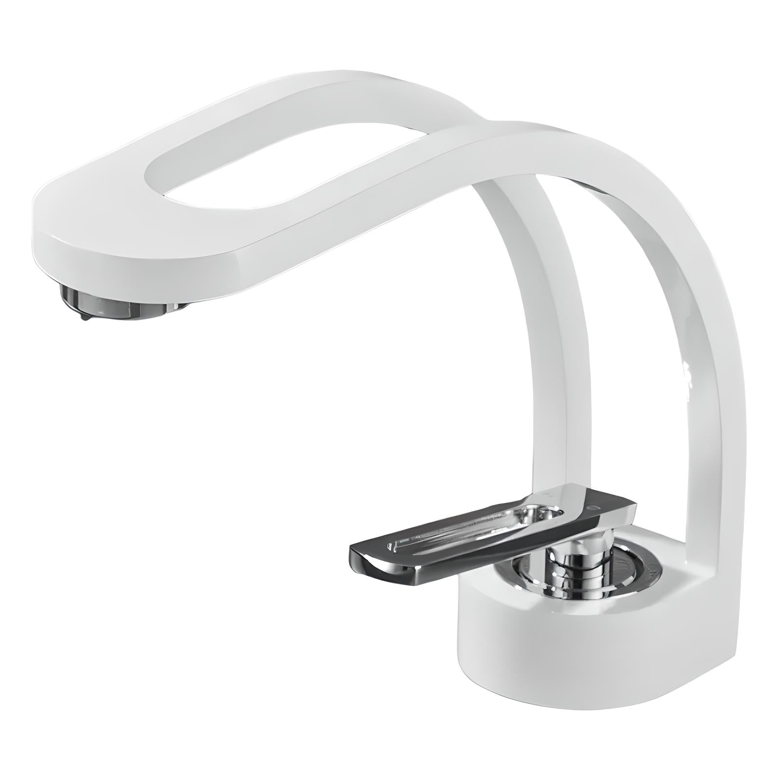 Daja - Modern Thin Curved Single Lever Mixer Basin Tap
