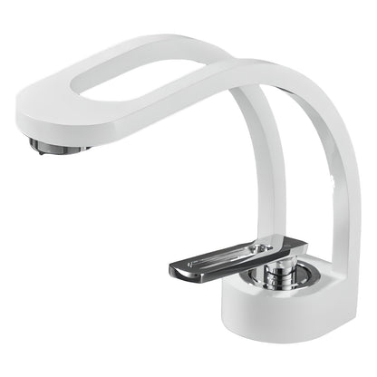 Daja - Modern Thin Curved Single Lever Mixer Basin Tap