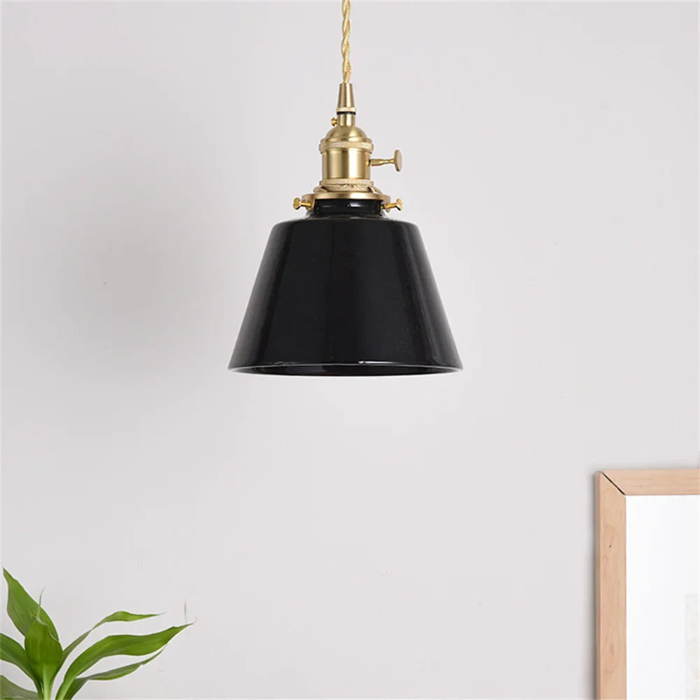 Ingrid - Ceramic Cone Pendant Ceiling Light
