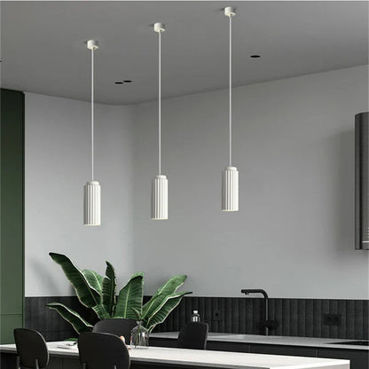 Eunike - Minimalist LED Tube Hanging Pendant Ceiling Light