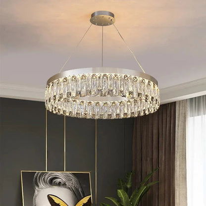 Lia - Modern Crystal Pendant Chandelier