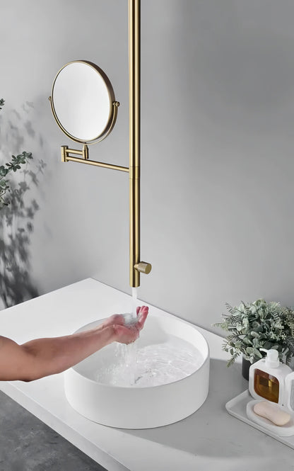 Montero - Modern Ceiling Mounted Tap with Mirror