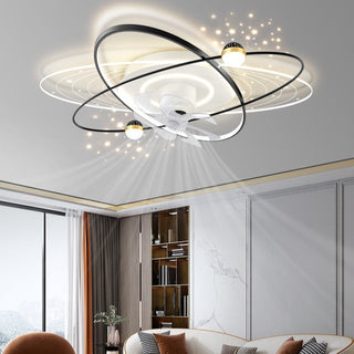 Dulcie - Acrylic Modern Light Ceiling Fan 7 Blade
