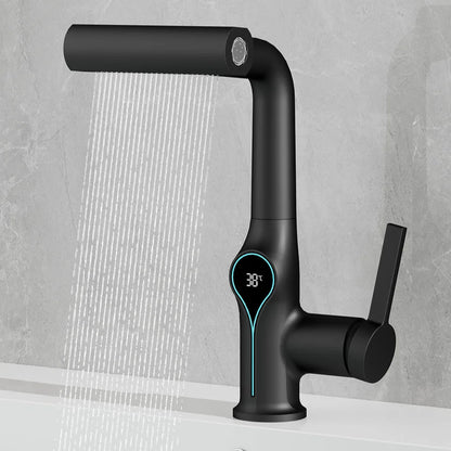 Kameron - Modern Waterfall Spout Tap with Digital Temperature Display