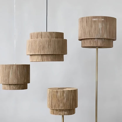 Hiatt - Wicker Rattan Pendant Ceiling Light