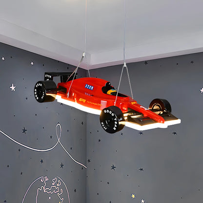 Pelletier - Boys Ceiling Light Hanging Racing Car