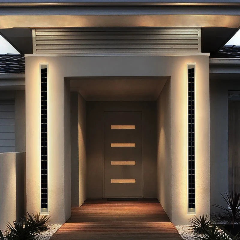 Barkley - Modern LED Solar Outdoor Wall Light