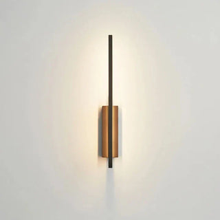 Catrina - Modern Copper Black Curved LED Wall Light