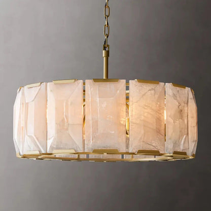 Naitis - Retro Vintage Marble Shade Ceiling Light Chandelier