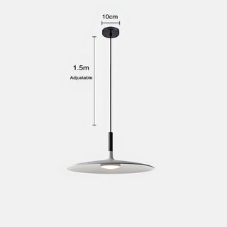 Alvaro - Modern Round Flat Dish Hanging Pendant Ceiling Light