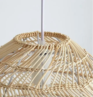 Uribe - Natural Chinese Bamboo Dome Hanging Pendant Ceiling Light