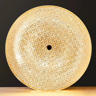 Kenia - Modern Round Gold Crystal Flush Mount Ceiling Light