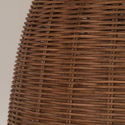 EKUA - Handmade Rattan Shade Round Pendant Ceiling Light