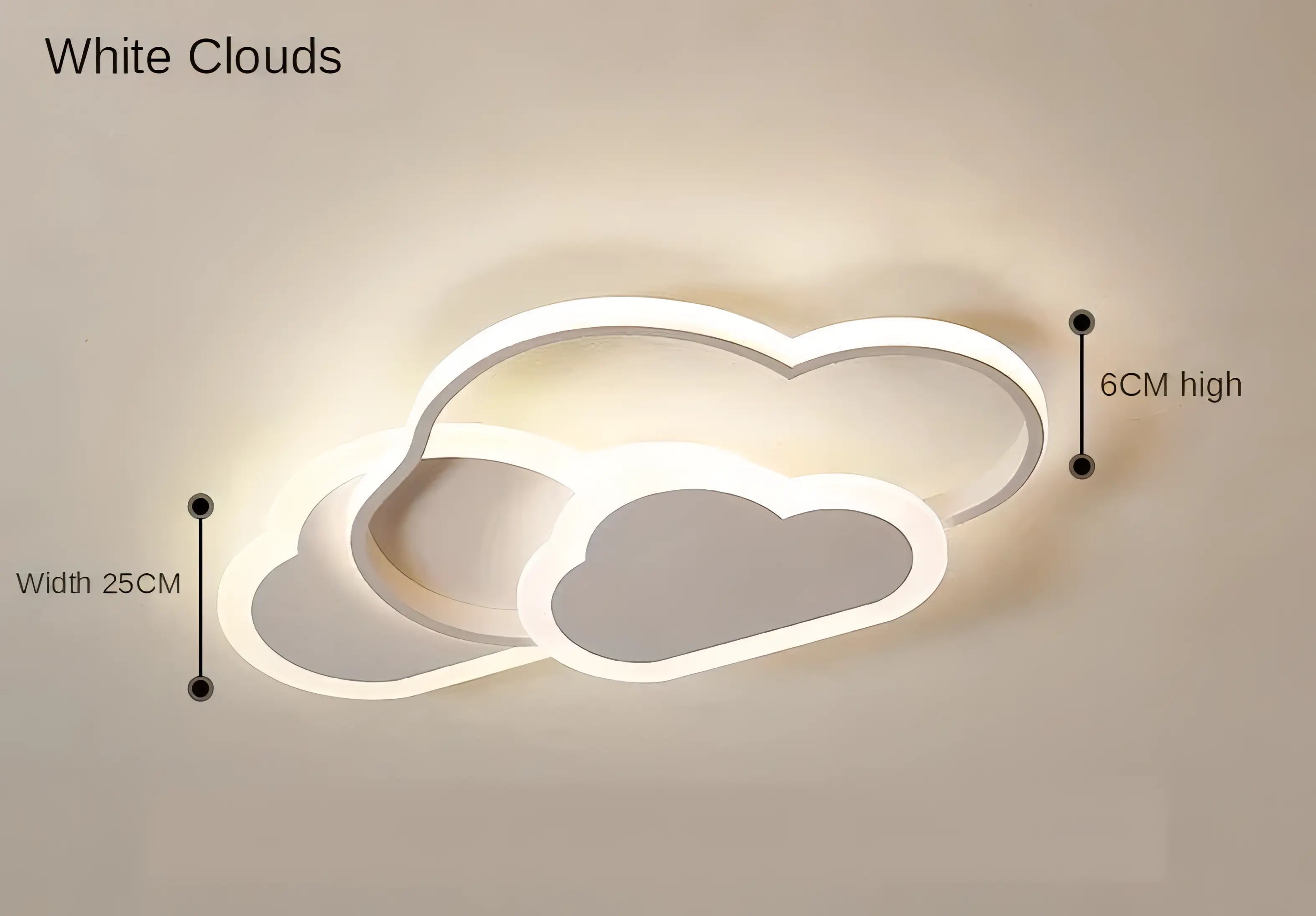 Livingston - LED Cloud Children's Ceiling Light