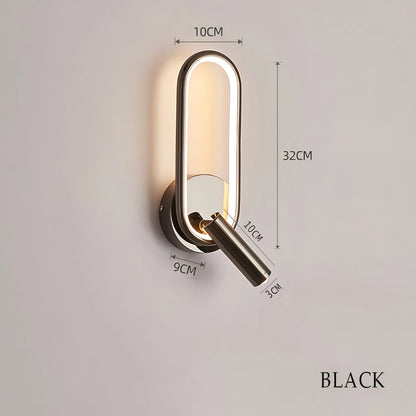 Aniyah - Modern Adjustable Ring LED Wall Reading Light