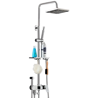 Heath - Rainfall Wall Mounted Height Adjustable Shower Set