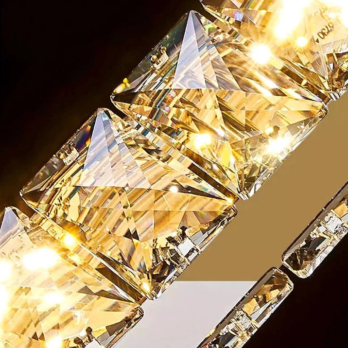 Garcia - Modern Gold Bar Hanging Ceiling Light Chandelier