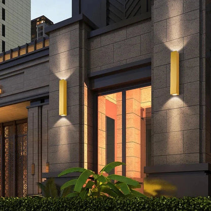 Mandy - Modern Outdoor Stainless Steel Up/Down LED Wall Light IP67