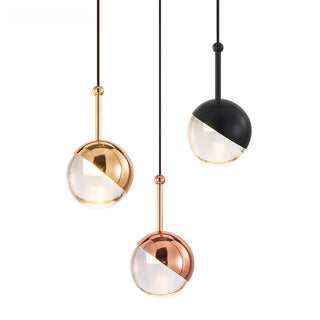 Rayne - Half Transparent Hanging Crystal Ball Pendant Ceiling Light