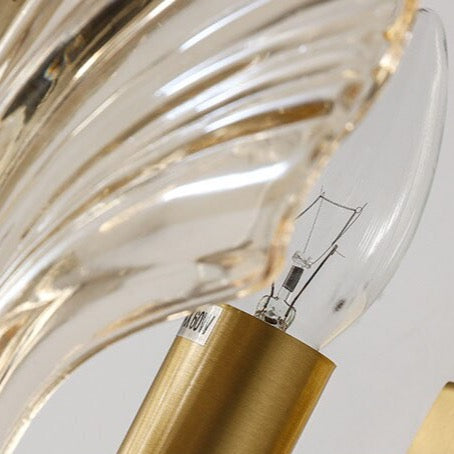 COAXOCH - Modern Minimalist Glass Shell Gold Wall Light