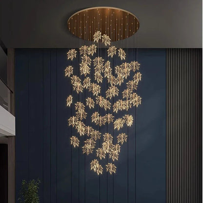 Cici - Modern Leaf Pendant Chandelier