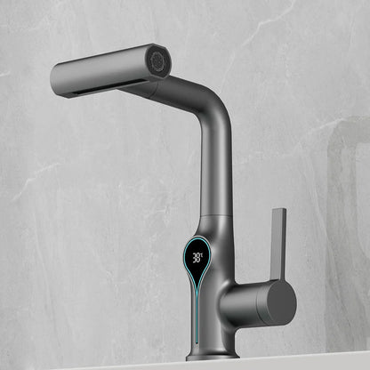 Kameron - Modern Waterfall Spout Tap with Digital Temperature Display