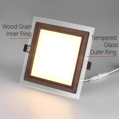 Disdemona - Ultra Thin LED Wood Grain Ceiling Downlight/Spotlight