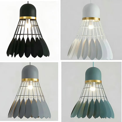 Titan - Round Cone Caged Pendant Ceiling Light