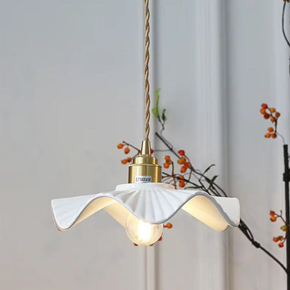 Fumi - Vintage Ceramic Hanging Pendant Ceiling Light