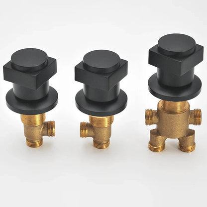 Herrera - Modern Waterfall 5 Piece Bathtub Tap and Shower Set