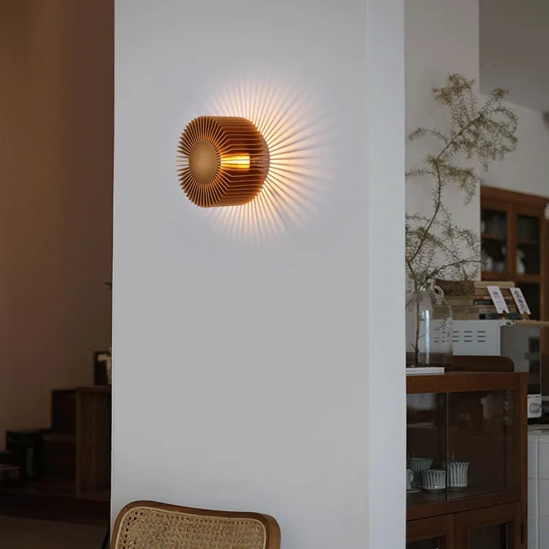 Voi - Modern Patterned Round Wall Light