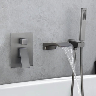 Samuels - Modern Waterfall Bathtub Tap Set with Shower