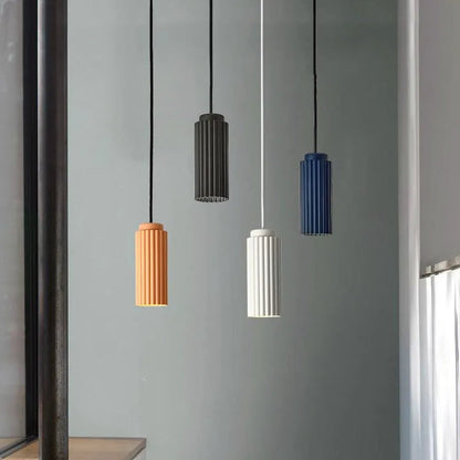 Eunike - Minimalist LED Tube Hanging Pendant Ceiling Light