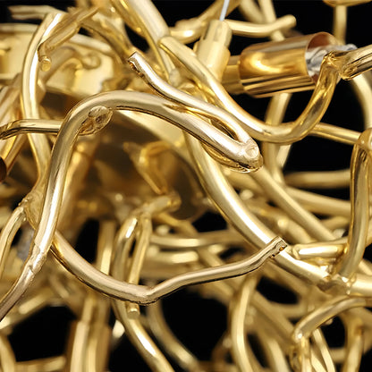 Evelyn - Modern Gold Branch Hanging Chandelier