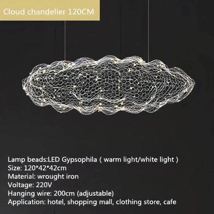 Iyla - Mesh Cloud Wire Ceiling Light