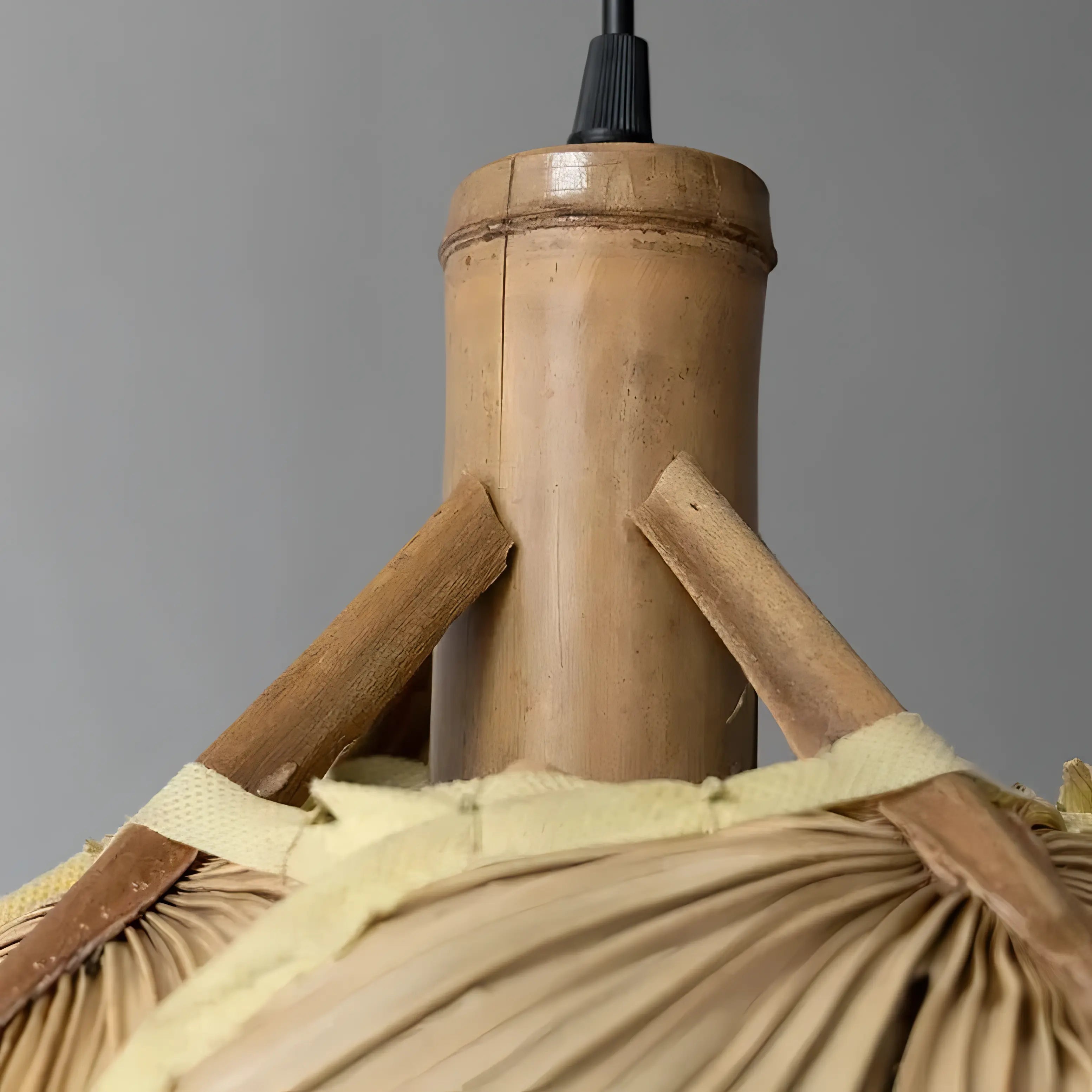 Homan - Handmade Leaf Bamboo Pendant Ceiling Light