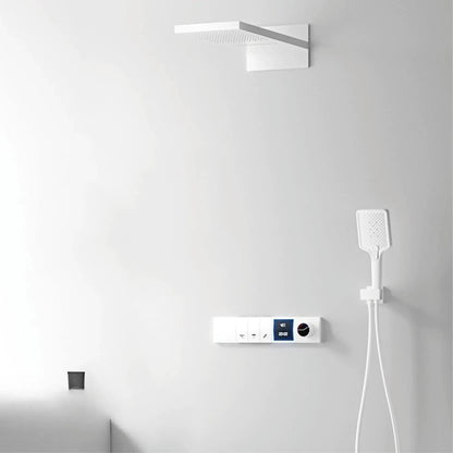 Castro - Brass LED Digital Shower System with Handheld Shower