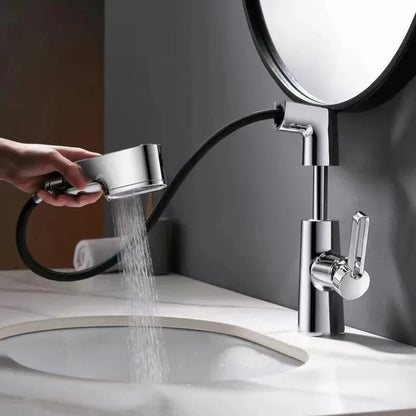 Reese - Pull Out Basin Mixer LED Temperature Tap 360° Rotatable