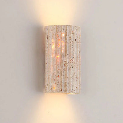Cassidy - Natural Stone Wall Lamp 3000K Art Deco Sconce for Home