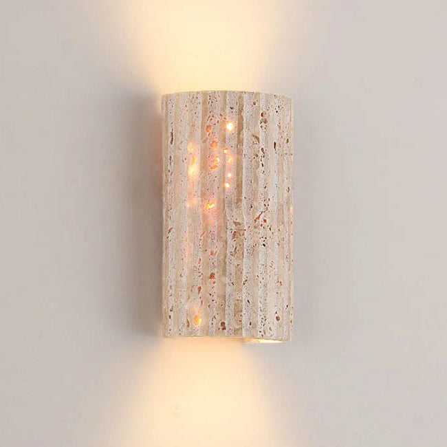 Cassidy - Natural Stone Wall Lamp 3000K Art Deco Sconce for Home